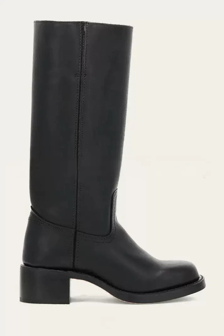 Western Boots with High Shaft & Stacked Heel – Women's Cowboy Boots