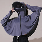 Lightweight Draped Cover-Up Cape – Soft One-Size Layer