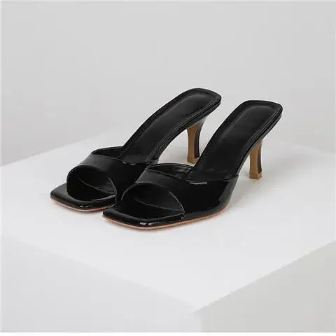 Square-Toe Heeled Sandal – Elegant High Heel | Meave & Ivy