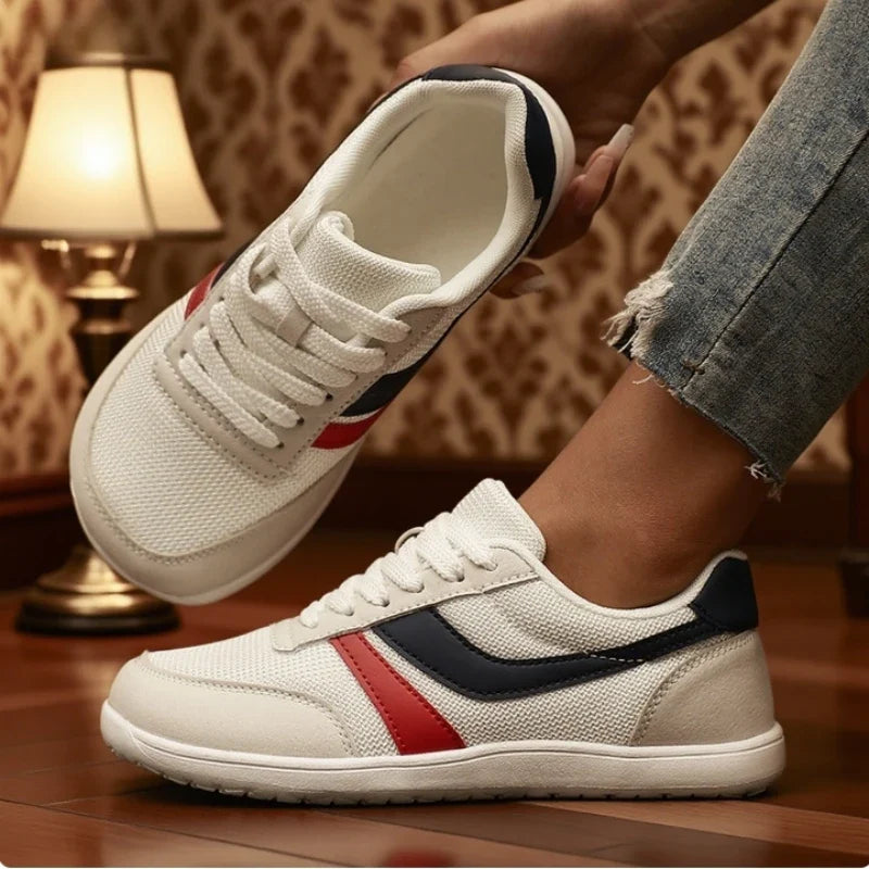 Wide-Fit Canvas Trainer – Everyday Flatform Sneaker | Meave & Ivy