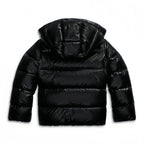 Women's Padded Winter Jacket with Hood and Glossy Finish – Water-Repellent