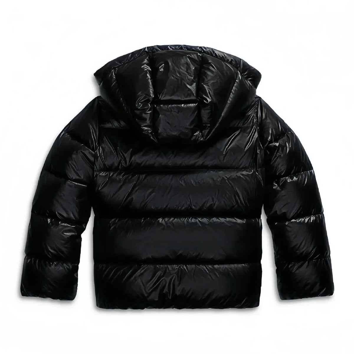 Women's Padded Winter Jacket with Hood and Glossy Finish – Water-Repellent