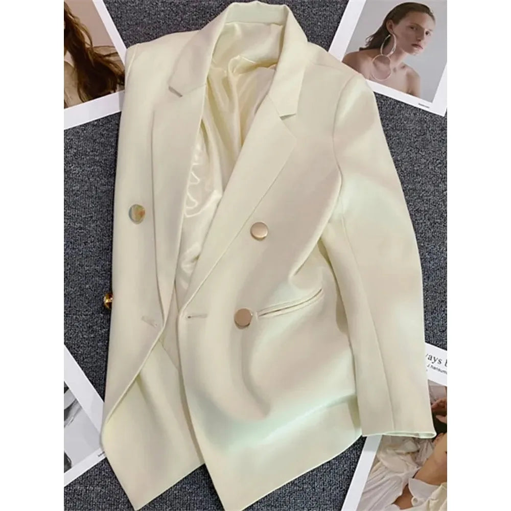 Double-Breasted Blazer – Refined Structured Tailoring | Meave & Ivy