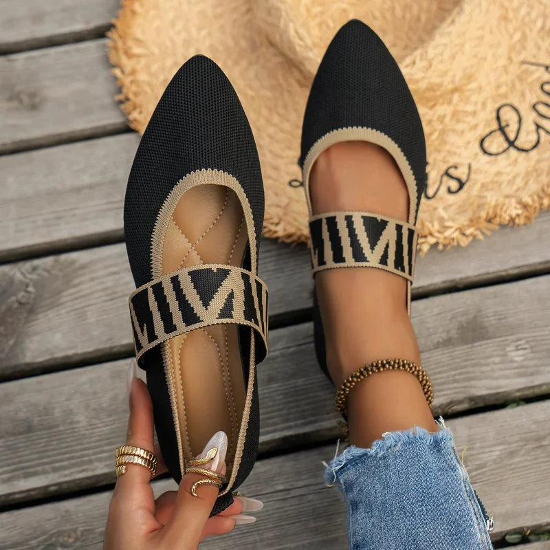 Pointed-Toe Ballet Flat – Minimalist Everyday Loafer | Meave & Ivy