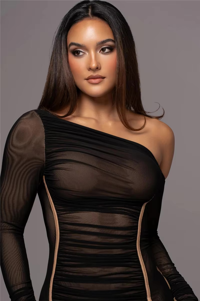 Bodycon Midi Dress – Soft Stretch Evening Dress