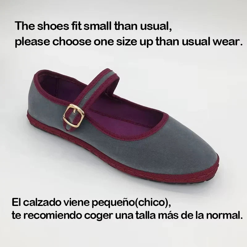 Velvet Mary Jane Ballet Flat – Luxurious Leisure Loafer | Meave & Ivy