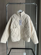 Quilted Everyday Jacket with Pocket Detail & Drawstring Waist