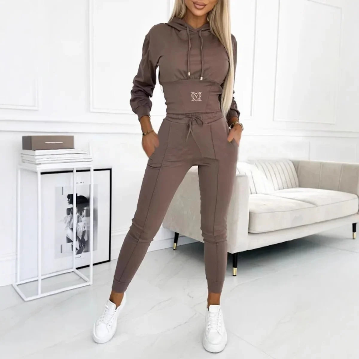 Hooded Lounge Co-Ord Set – Relaxed Two-Piece Tracksuit | Meave & Ivy