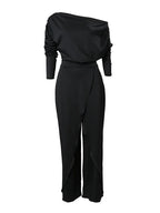 Ivory Wide-Leg Jumpsuit – Cold-Shoulder Tailored Jumpsuit | Meave & Ivy