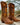 Sunflower Embroidered Scallop Top Pointed Toe Western Boot