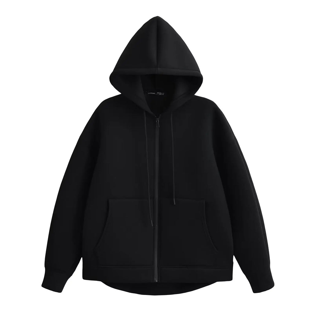 Hooded Zip Jacket – Relaxed Luxe Casual Outerwear | Meave & Ivy