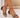The Solène Low-Heel Sandal - Effortless Metallic Open-Toe Summer Sandal