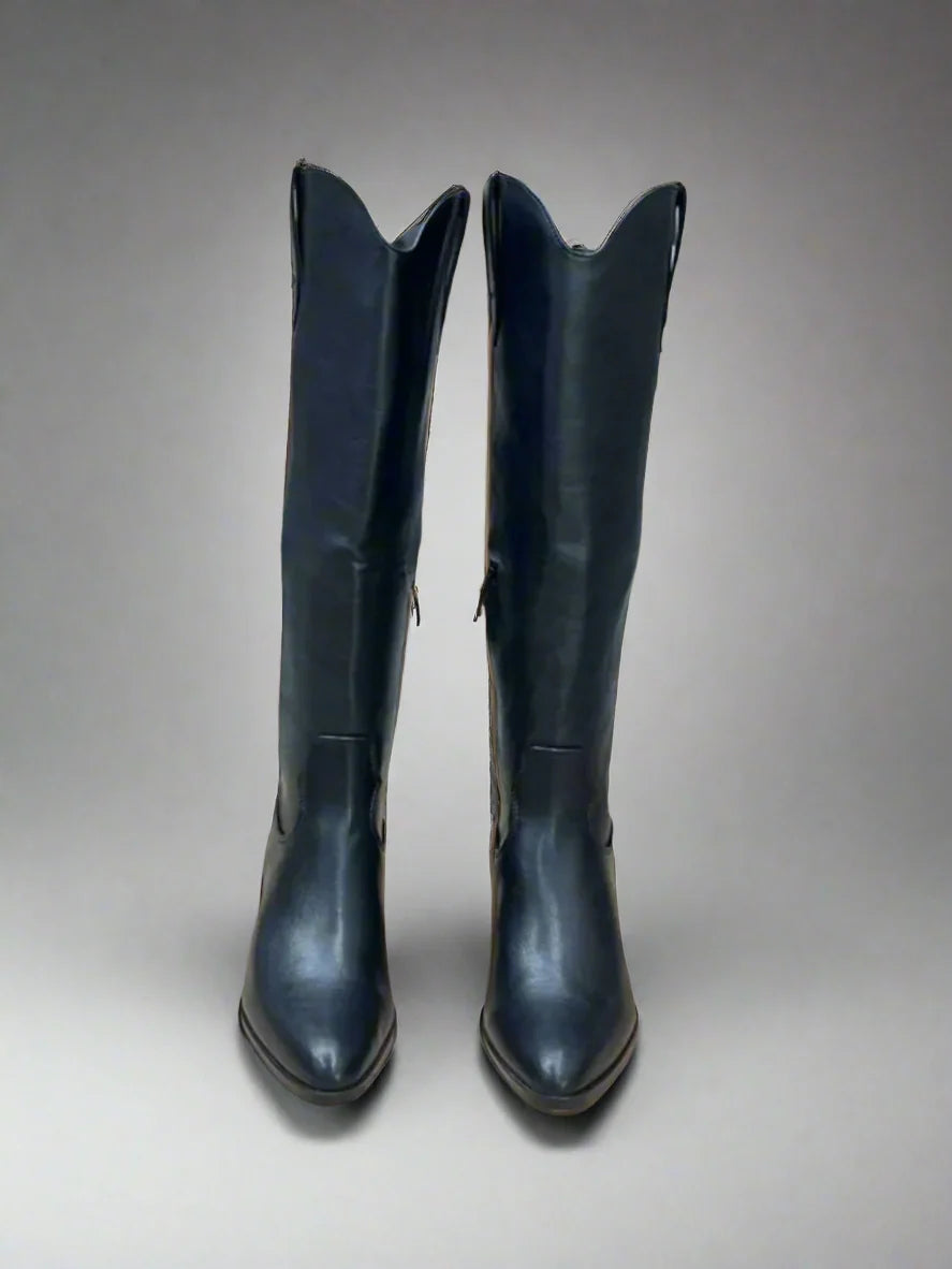 Classic Black Ankle Boots - Autumn Leather-Style