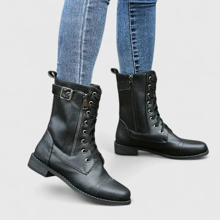 Women's Boots – Cushioned All-Day Comfort in Black or Grey