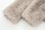 Faux Fur Winter Coat with Wide Collar – Soft Luxury Coat
