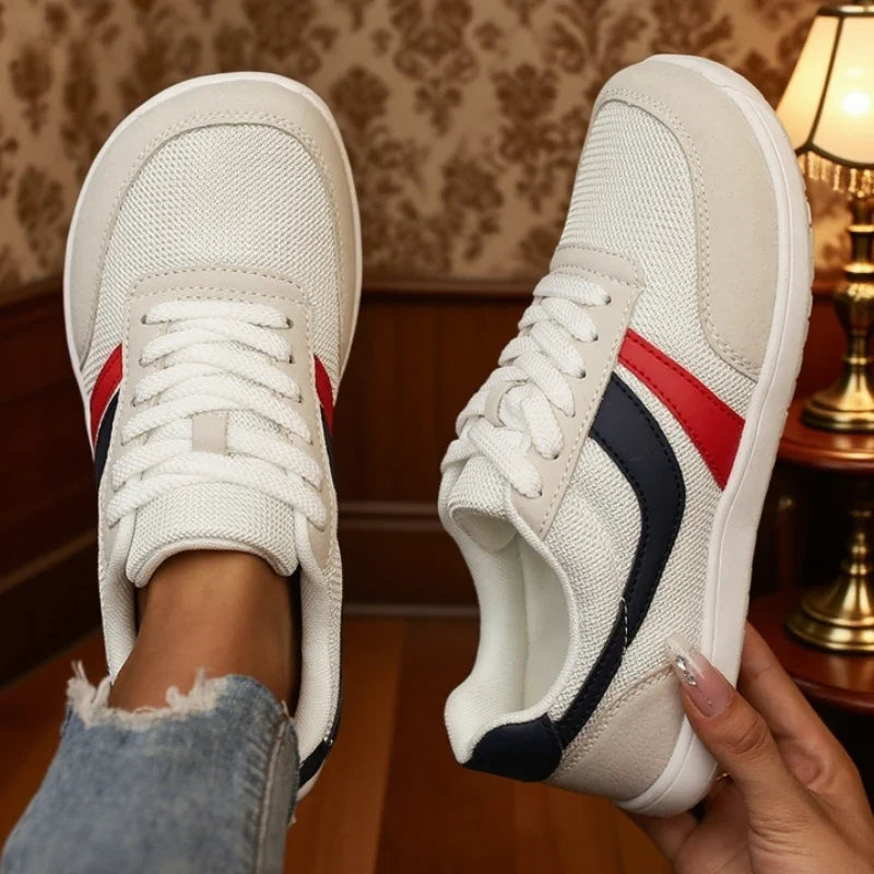 Wide-Fit Canvas Trainer – Everyday Flatform Sneaker | Meave & Ivy
