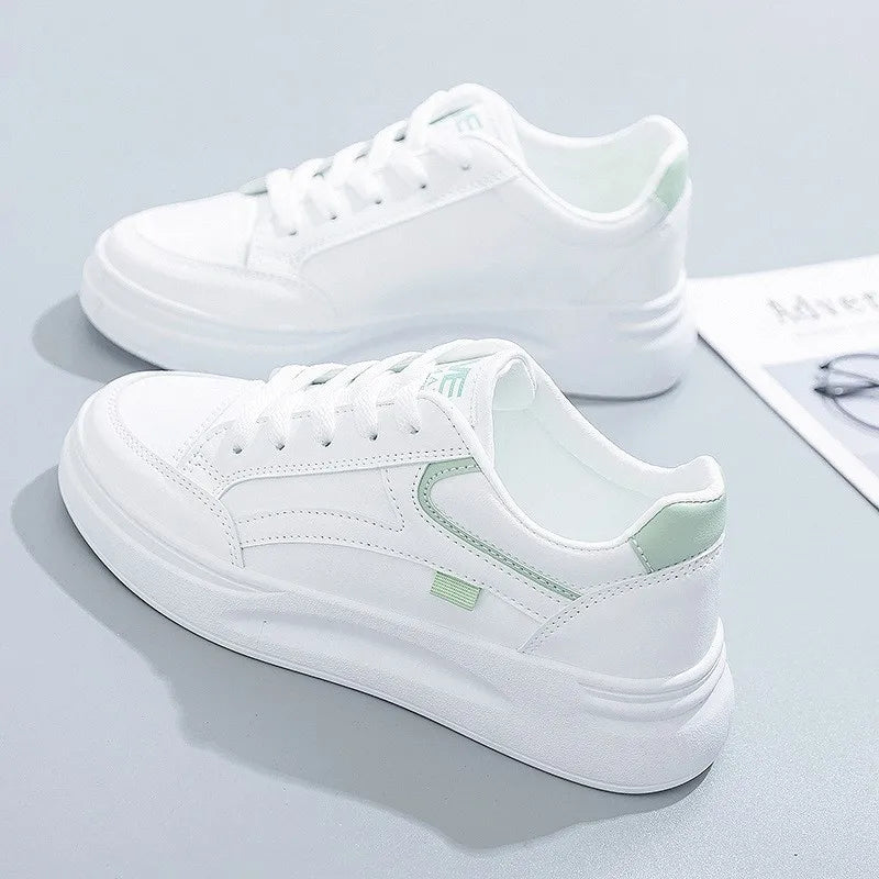 Lace-Up Leisure Trainer – Chic Everyday Comfort Sneaker | Meave & Ivy
