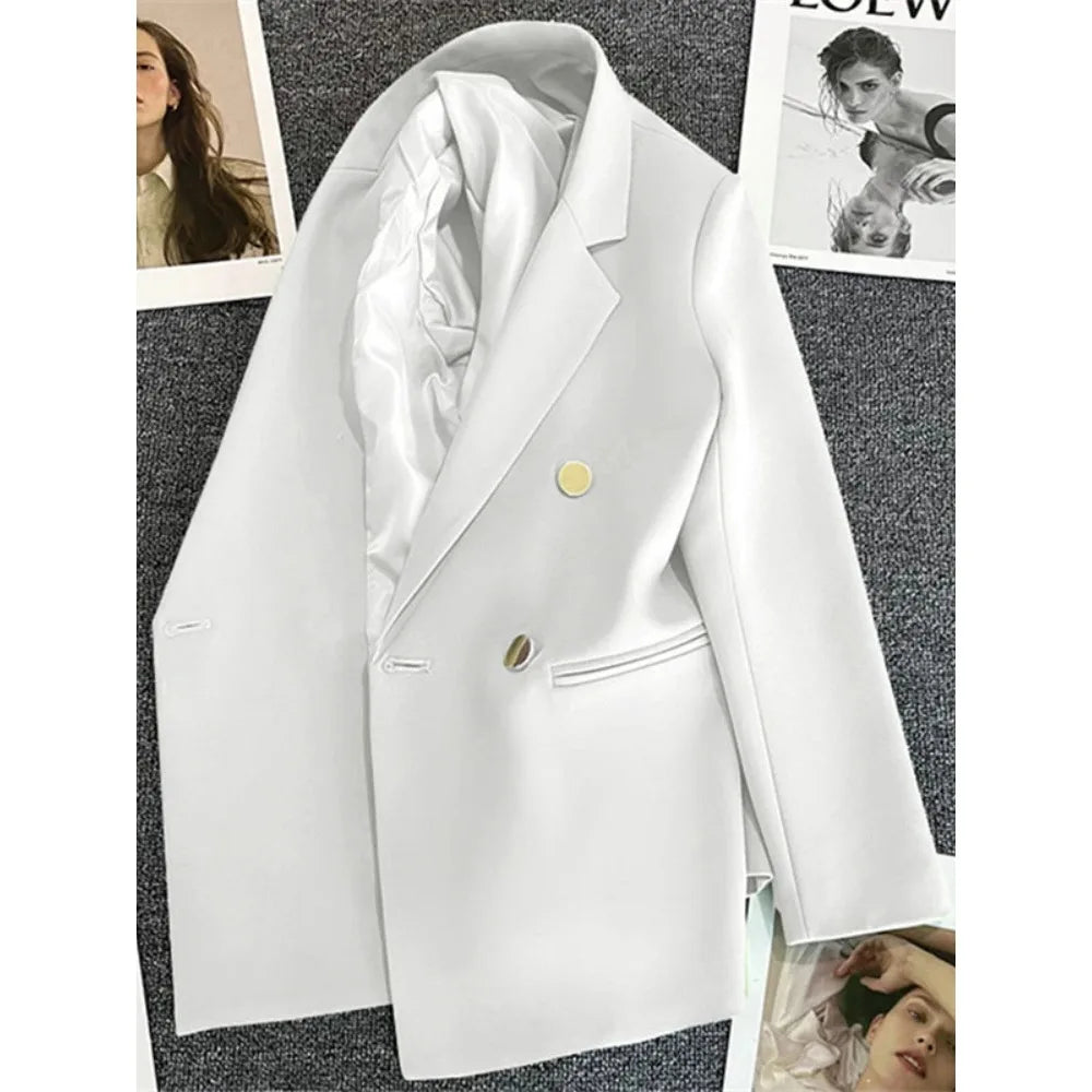 Double-Breasted Blazer – Refined Structured Tailoring | Meave & Ivy