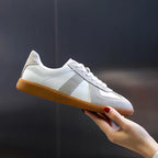 Leather Flatform Sneakers - Luxury Everyday Trainers | Meave & Ivy