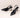 Black Pointed Stiletto Court Shoe – Buckle Strap Heel | Meave & Ivy