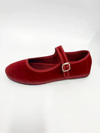 Velvet Mary Jane Ballet Flat – Luxurious Leisure Loafer | Meave & Ivy