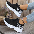 Leopard Print Sneaker – Wild Print Casual Trainer | Meave & Ivy