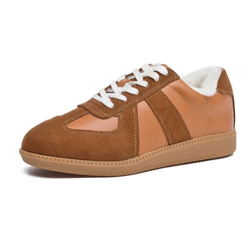 Leather Flatform Sneakers - Luxury Everyday Trainers | Meave & Ivy