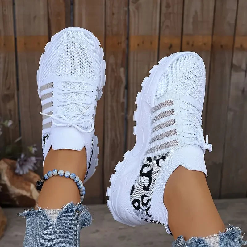 Leopard Print Sneaker – Wild Print Casual Trainer | Meave & Ivy