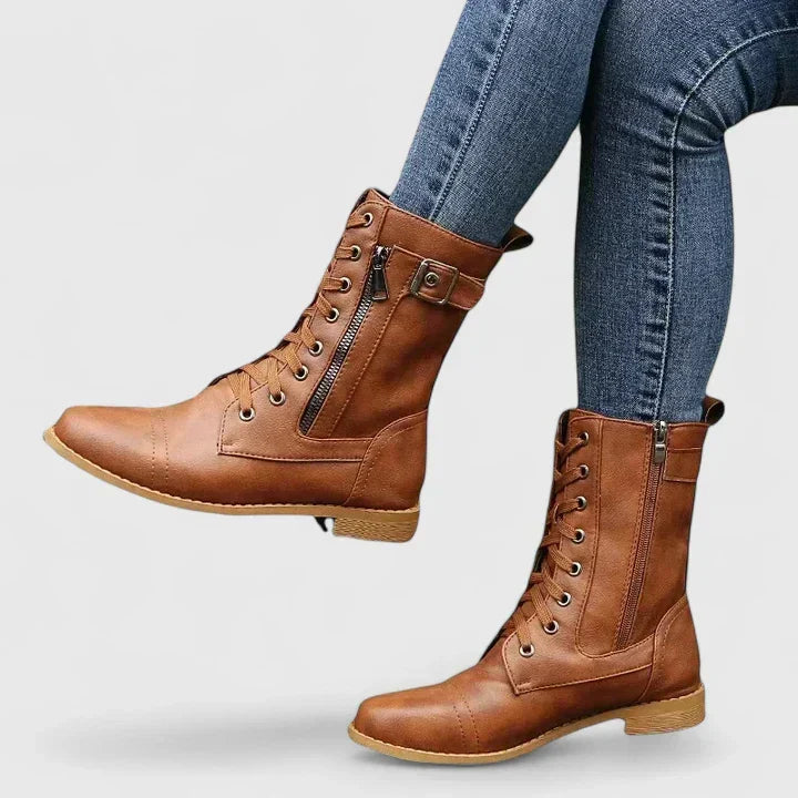 Women's Boots – Cushioned All-Day Comfort in Black or Grey