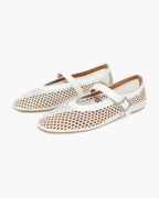 Mesh Mary Jane Flats with Strap – Breathable Ballet Flats