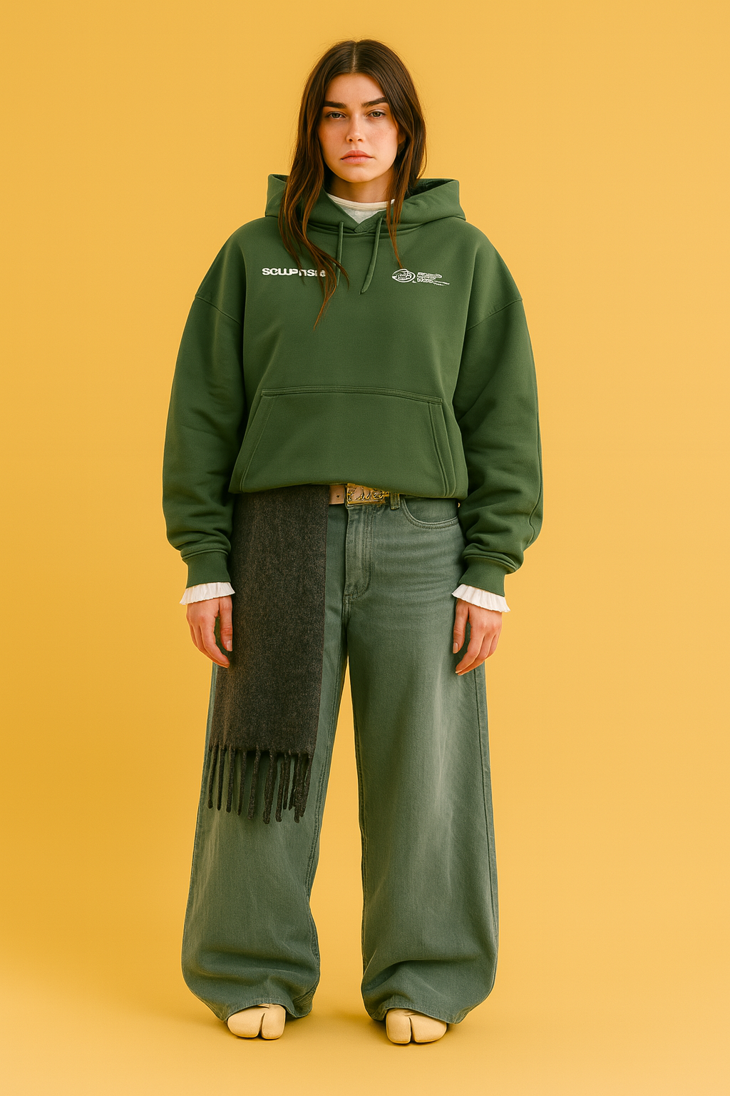 Printed Hoodie – Women's Soft Cotton Oversized Hoodie