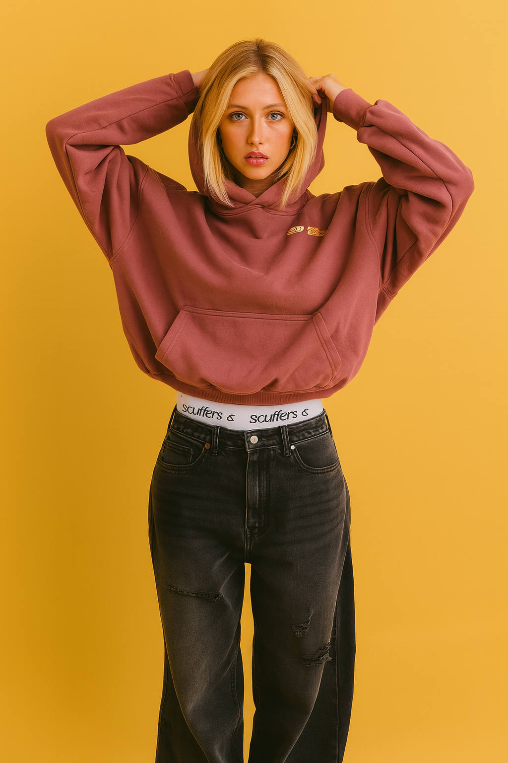 Printed Hoodie – Women's Soft Cotton Oversized Hoodie