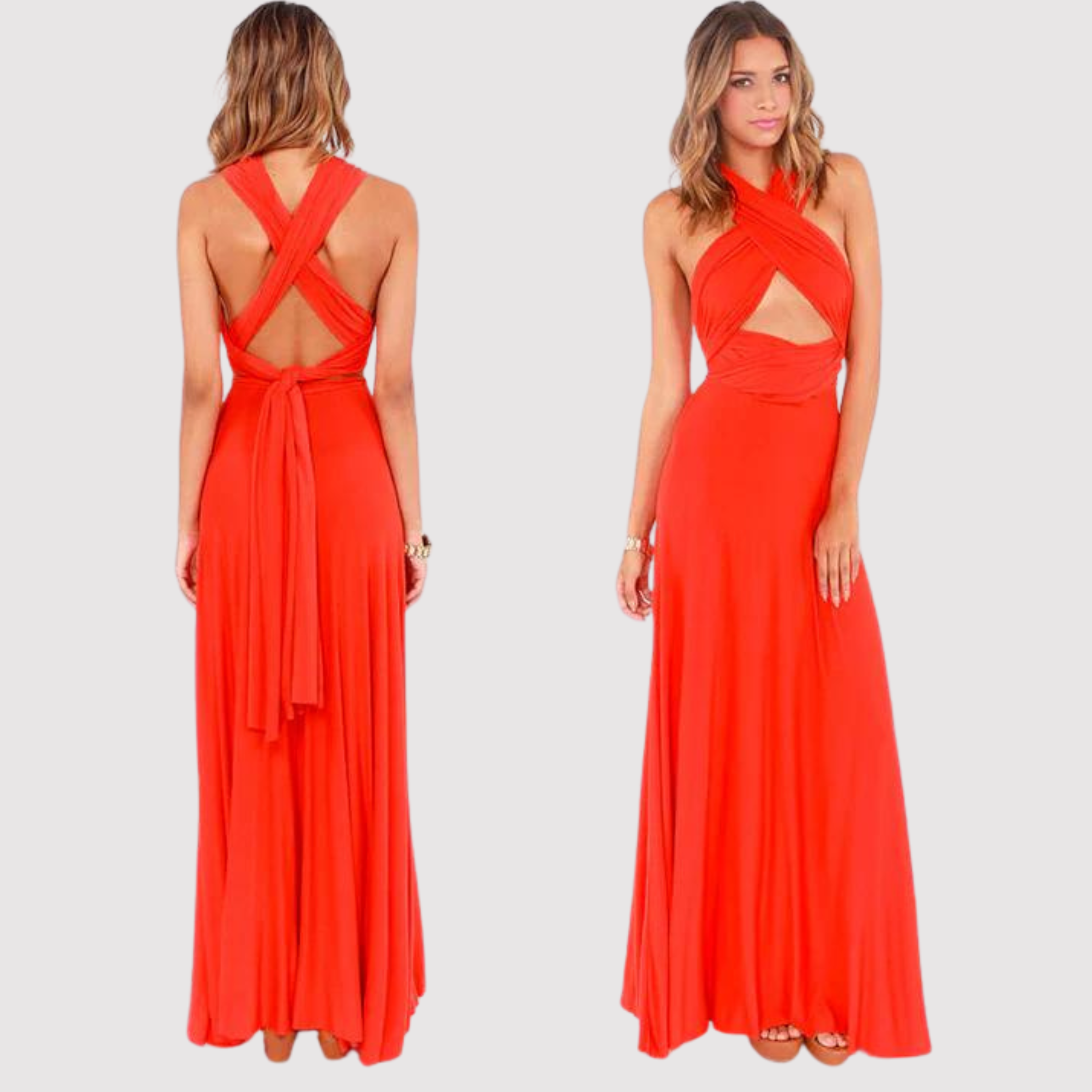 Convertible Wrap Dress with Adjustable Straps | Meave & Ivy
