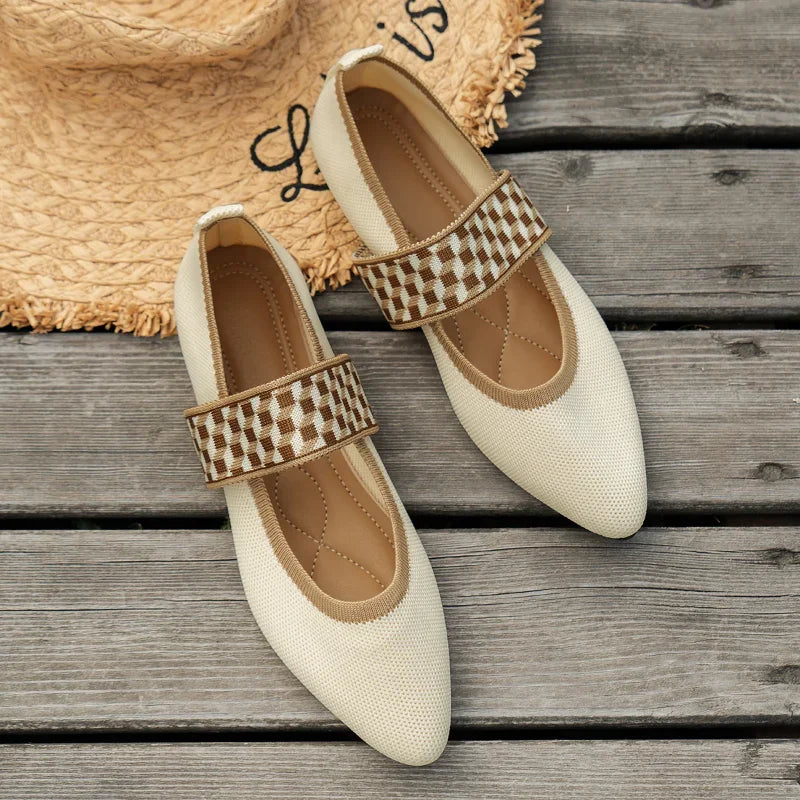 Pointed-Toe Ballet Flat – Minimalist Everyday Loafer | Meave & Ivy