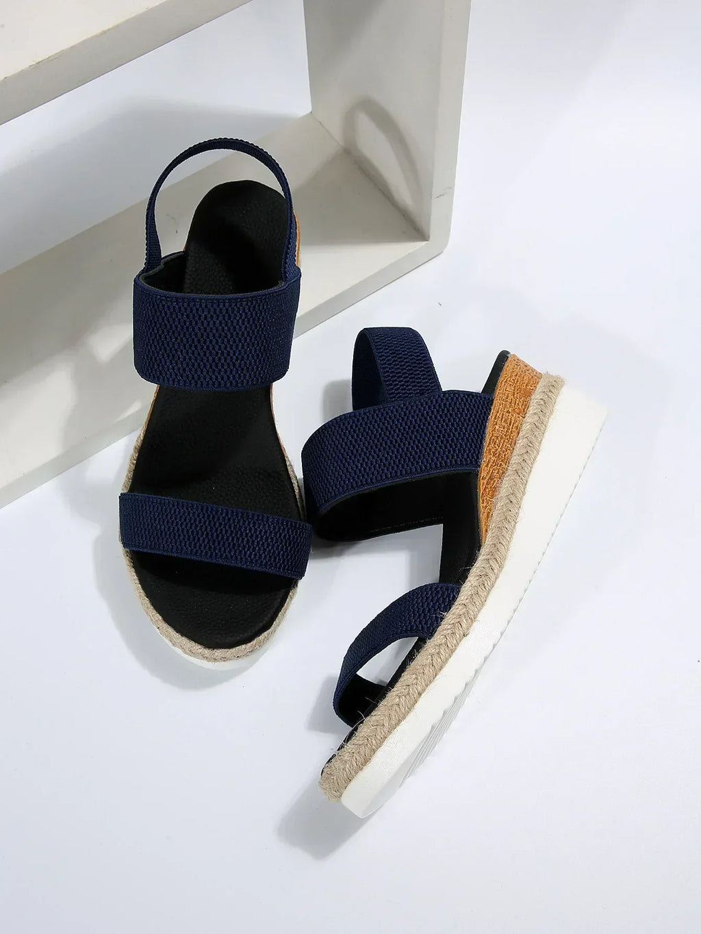 Double-Strap Espadrille Sandals – Summer Flatform Sandal | Meave & Ivy