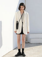 Ivory Classic Blazer – Effortless Tailored Office Jacket | Meave & Ivy