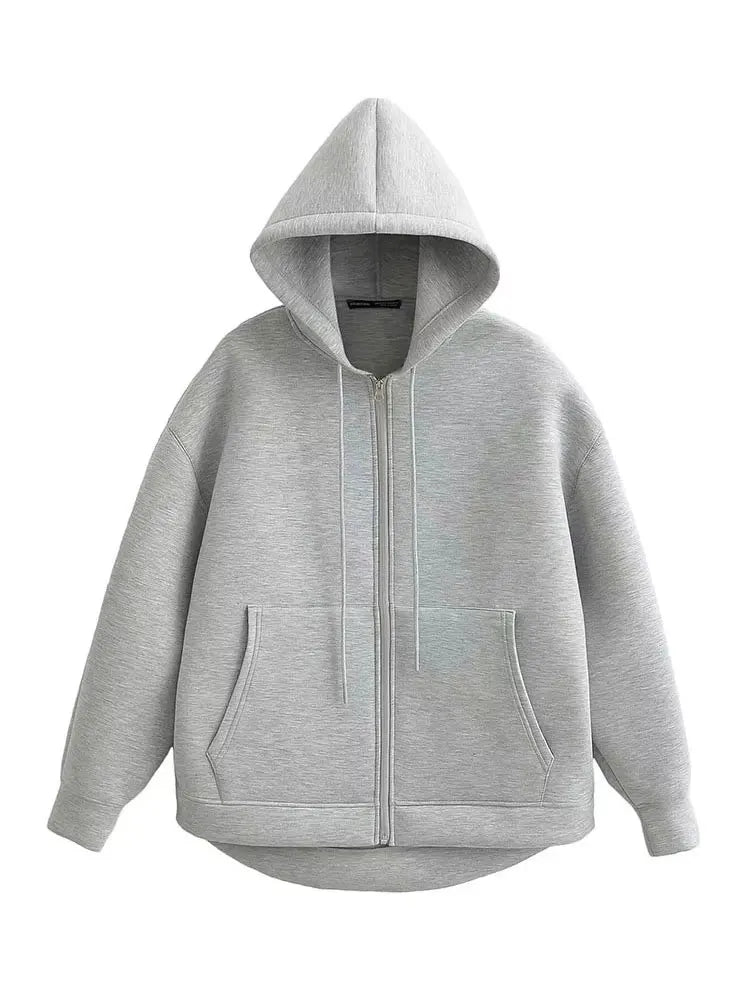 Hooded Zip Jacket – Relaxed Luxe Casual Outerwear | Meave & Ivy