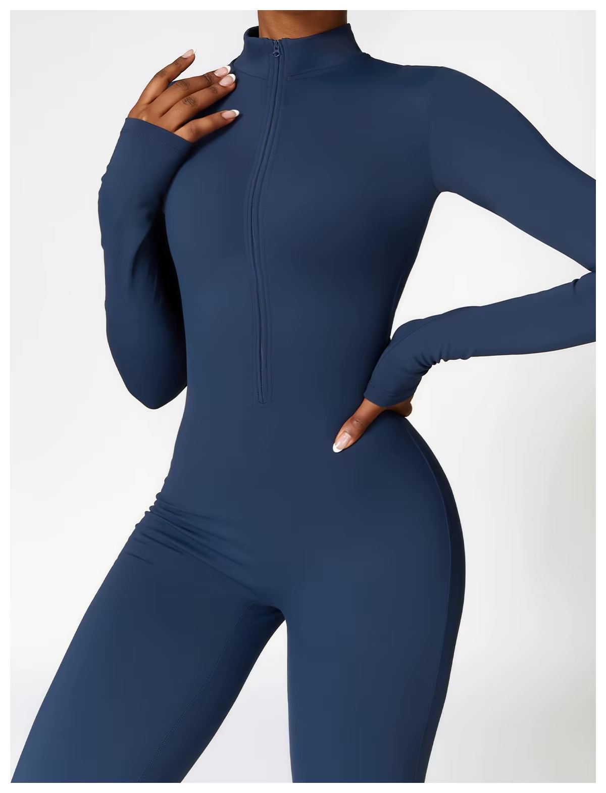 Women's Fleece Lined Winter Jumpsuit – Warm Stretch One-Piece