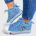 Women's Shoes – Cushioned All-Day Comfort in Denim Blue or Navy Blue