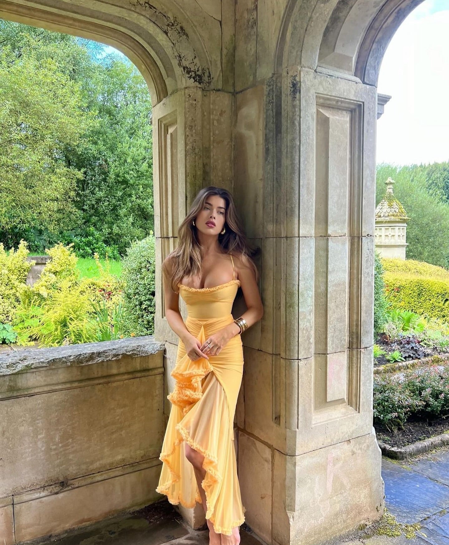 Ruched Wedding Guest Dress – Elegant Occasion Dress | Meave & Ivy