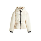 Women's Ski Jacket with Detachable Hood – Water-Repellent Fitted Snow Jacket
