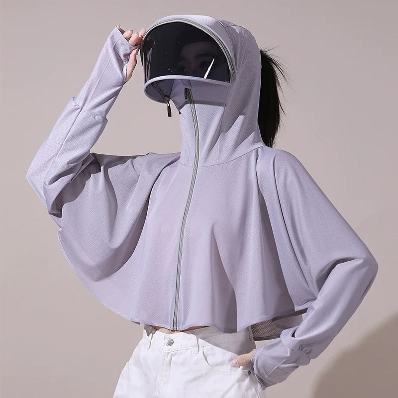Lightweight Draped Cover-Up Cape – Soft One-Size Layer