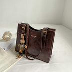 Women's Tote Bag with Bunny Charm – Spacious Everyday Shoulder Bag