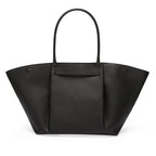 Luxury Tote Bag with Gold Clasp – Timeless Structured Handbag