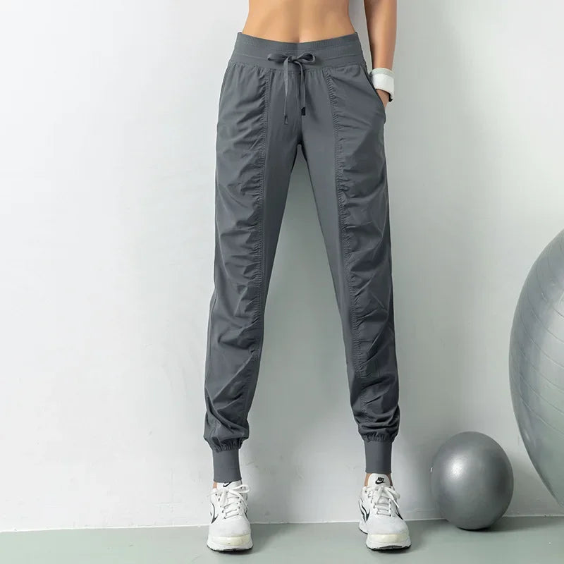 Women's Lightweight Drawstring Jogger Trousers