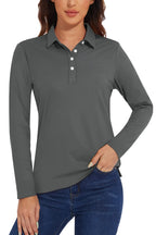 Long Sleeve Golf Polo – Performance Knit, 12 Colours