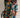 Colourful Painterly Floral Button-Up Blouse