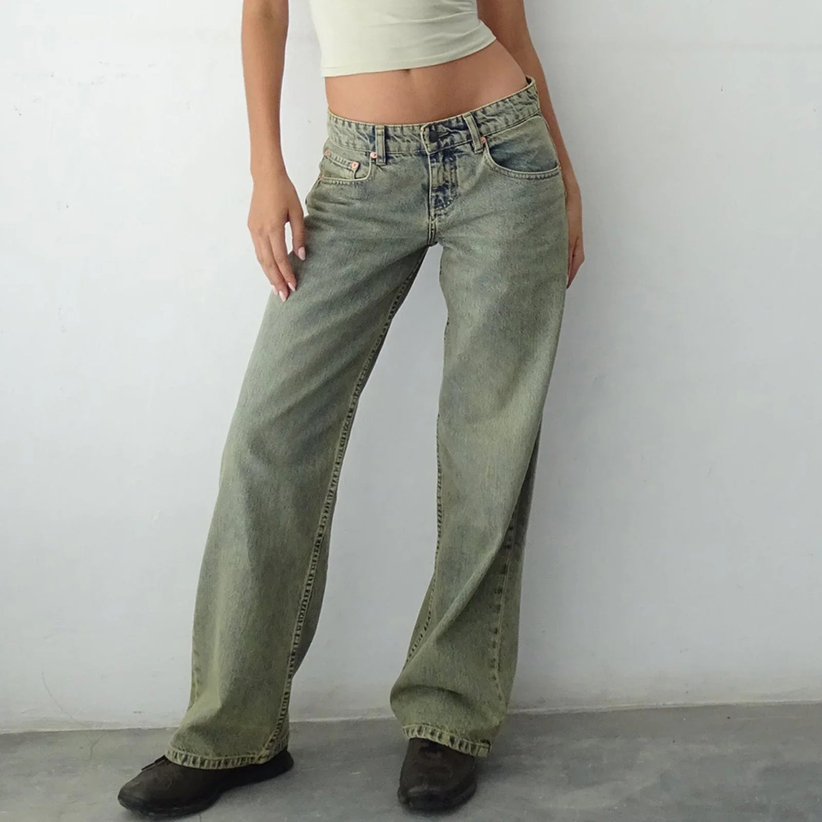 Classic High Waist Wide Leg Jeans – Timeless Relaxed Denim