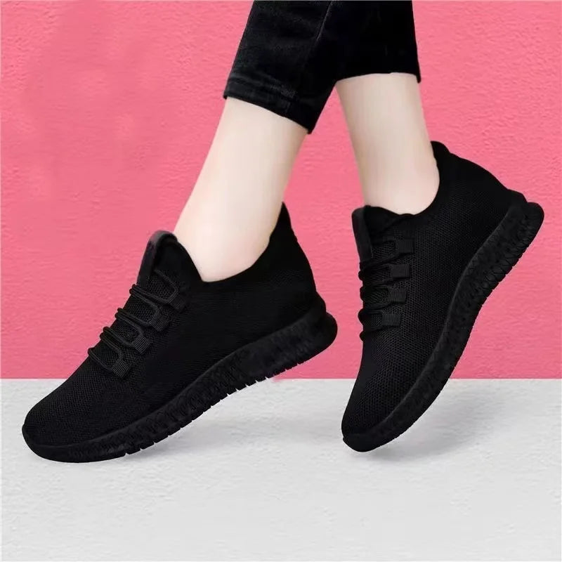 Black Platform Sneaker – Elevated Street Style Trainer | Meave & Ivy