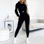 Hooded Lounge Co-Ord Set – Relaxed Two-Piece Tracksuit | Meave & Ivy